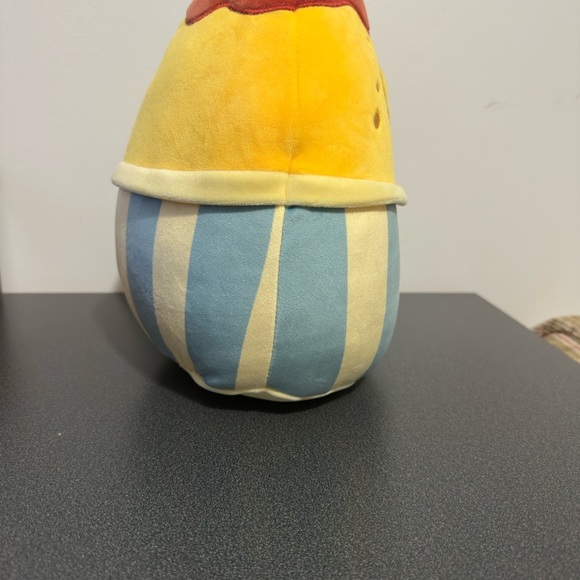 Cute Egg-Shaped Plush Toy with Glasses - Picture 4 of 7